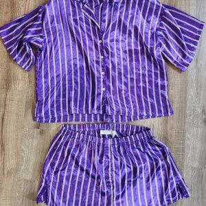 Vintage Victoria's Secret Silky Pajama Set
